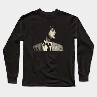 Billy Joel Retro Style Long Sleeve T-Shirt